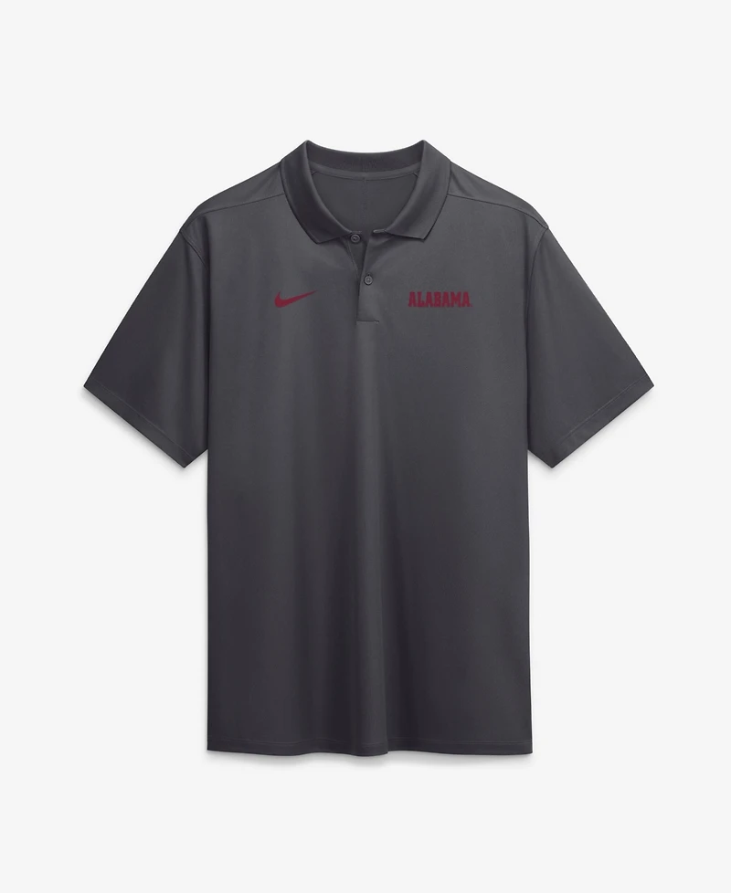 Nike Men's Anthracite Alabama Crimson Tide Dri-fit Victory Polo Shirt