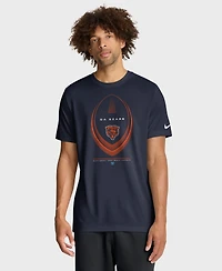 Nike Men's Navy Chicago Bears Legend Icon Dri-fit T-Shirt