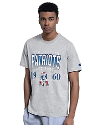 Starter Men's Royal/Heather Gray New England Patriots Two-Pack Throwback Logo T-Shirt Set