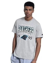 Starter Men's Black/Gray Carolina Panthers Two-Pack Logo T-Shirt Set