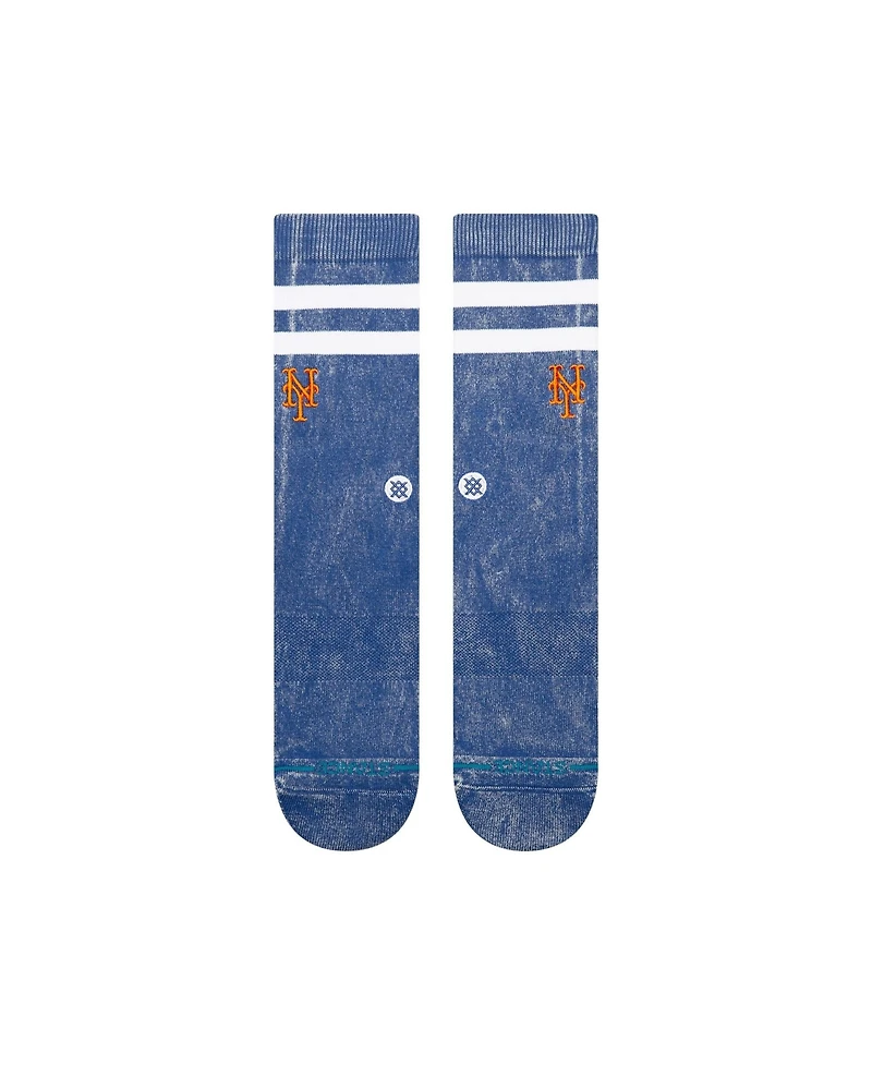 Stance Men's and Women's Royal New York Mets Rotation Crew Socks