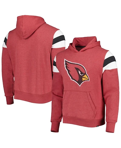 '47 Brand Men's Heathered Cardinal Arizona Cardinals Premier Nico Pullover Hoodie