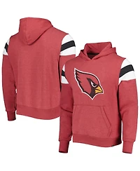 '47 Brand Men's Heathered Cardinal Arizona Cardinals Premier Nico Pullover Hoodie