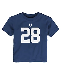 Nike Toddler Jonathan Taylor Royal Indianapolis Colts Player Name Number T-Shirt