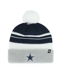 '47 Brand Big Boys and Girls Navy Dallas Cowboys Peewee Cuffed Knit Pom Hat
