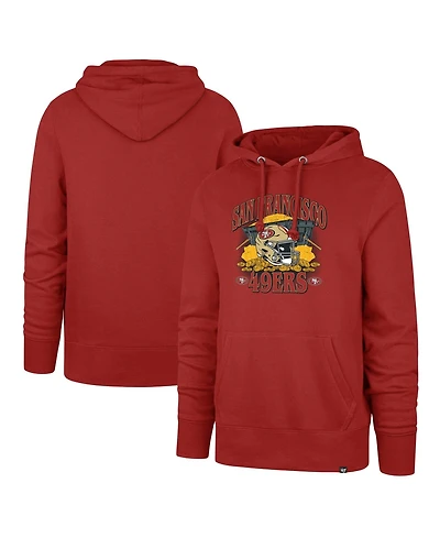 47 Brand Men's Scarlet San Francisco 49ers Regional Headline Hoodie