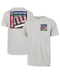 47 Brand Men's Gray New York Giants Chrome Plate Franklin T-Shirt