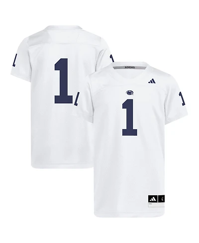Adidas Big Boys and Girls White Penn State Nittany Lions Replica Jersey