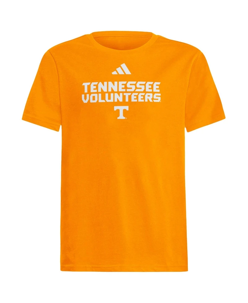 Adidas Big Boys and Girls Tennessee Orange Volunteers Wordmark Fresh T-Shirt