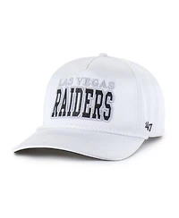 47 Brand Women's White Las Vegas Raiders Outspoken Hitch Adjustable Hat