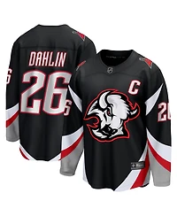 Fanatics Men's Rasmus Dahlin Black Buffalo Sabres Alternate Captain Patch Breakaway Jersey