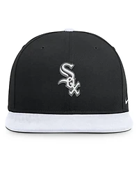 Nike Men's Black/White Chicago White Sox Primetime Pro Dri-fit Snapback Hat