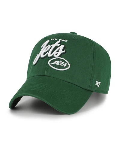 47 Brand Women's Green New York Jets Ariana Clean Up Adjustable Hat