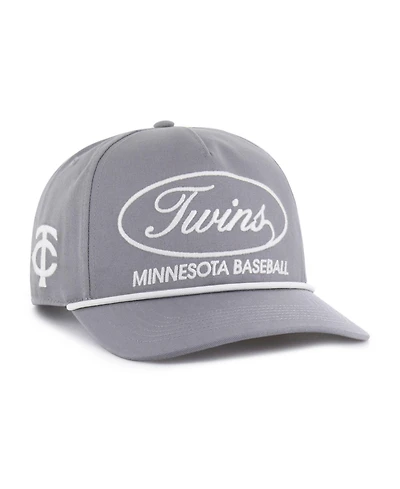 47 Brand Men's Gray Minnesota Twins Foundational Hitch Adjustable Hat
