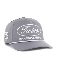 47 Brand Men's Gray Minnesota Twins Foundational Hitch Adjustable Hat