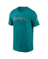 Nike Men's Julio Rodriguez Teal Seattle Mariners Name Number T-Shirt