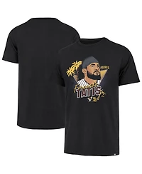 47 Brand Men's Fernando Tatis Jr. Black San Diego Padres Player Caricature Franklin T-Shirt