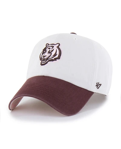 '47 Brand Men's and Women's Stone/Burgundy Cincinnati Bengals Love Letter Clean Up Adjustable Hat