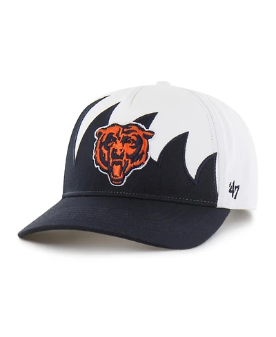 47 Brand Men's White Chicago Bears Jagged Hitch Adjustable Hat