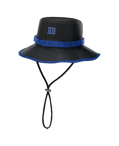 Nike Men's Black Duke Blue Devils 2026 Sideline Apex Boonie Bucket Hat