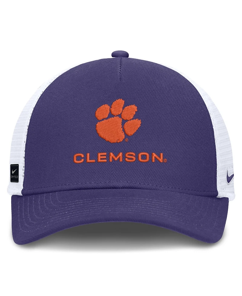 Nike Men's and Women's Purple Clemson Tigers 2026 On-Field Gameday Trucker Hat