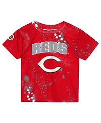 Outerstuff Toddler 2-Piece Red Cincinnati Reds Pinch Hitter T-Shirt & Shorts Set