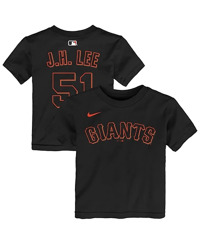Nike Toddler Jung Hoo Lee Black San Francisco Giants Name Number T-Shirt