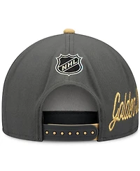 Fanatics Men's Gold/Charcoal Vegas Golden Knights Snapback Hat