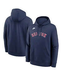 Nike Men's Navy Boston Red Sox Cooperstown Collection Wordmark Club Hoodie