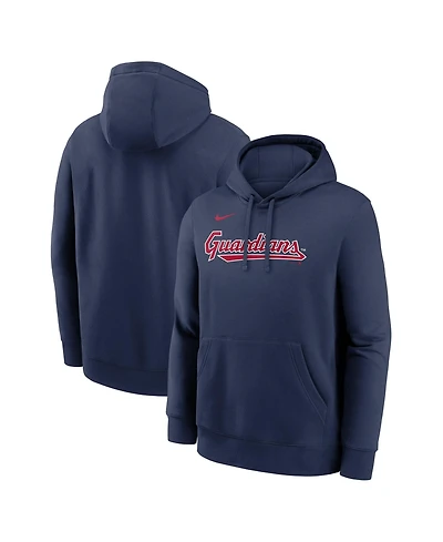 Nike Men's Navy Cleveland Guardians Dri-fit Club Hoodie