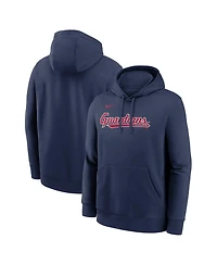 Nike Men's Navy Cleveland Guardians Dri-fit Club Hoodie