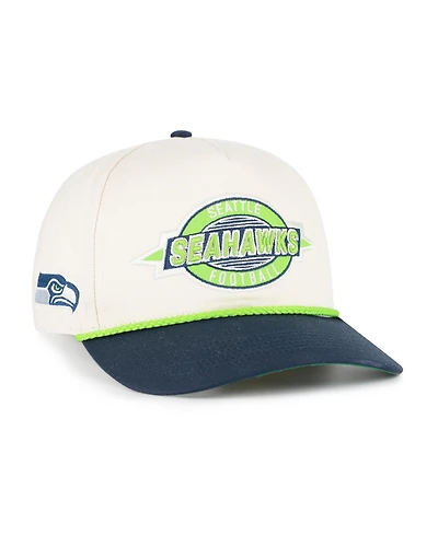 '47 Brand Men's Natural Seattle Seahawks Frame Out Two Tone Hitch Adjustable Hat