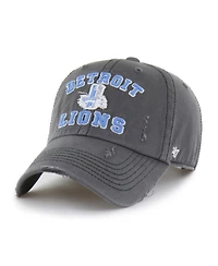 '47 Brand Men's Charcoal Detroit Lions Seymoore Clean Up Adjustable Hat