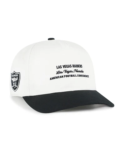 '47 Brand Men's White Las Vegas Raiders Contemporary Two-Tone Hitch Adjustable Hat