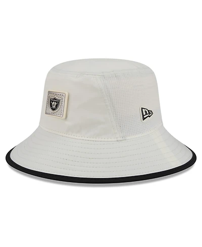 New Era Men's Cream Las Vegas Raiders 2026 Nfl Training Camp Sport Bucket Hat