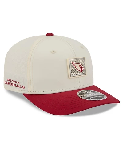 New Era Men's Cream/Cardinal Arizona Cardinals 2026 Nfl Training Camp 9SEVENTY Adjustable Hat