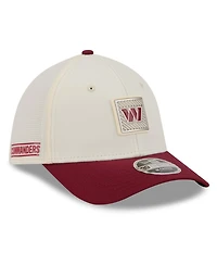 New Era Men's Cream/Burgundy Washington Commanders 2026 Nfl Training Camp 39THIRTY Flex Hat