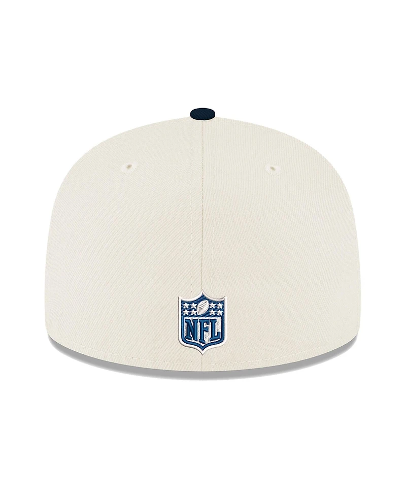 New Era Men's Cream/Navy Dallas Cowboys America's 250th 59FIFTY Fitted Hat