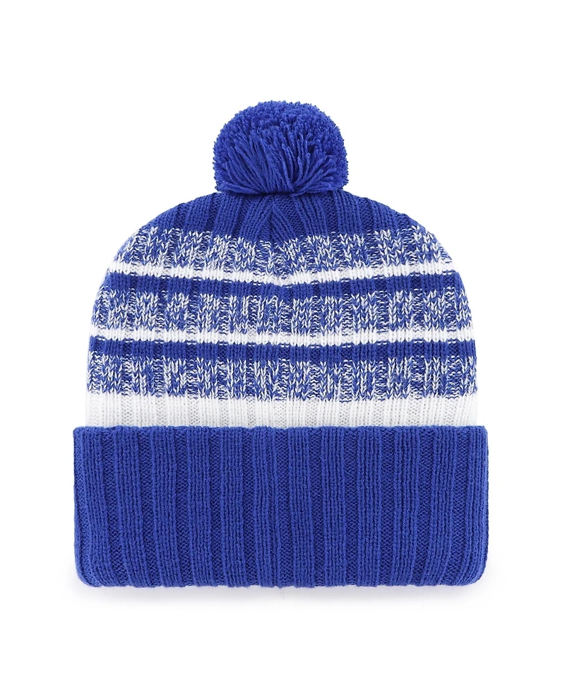 47 Brand Men's Royal Seattle Seahawks Region Cuffed Knit Hat with Pom
