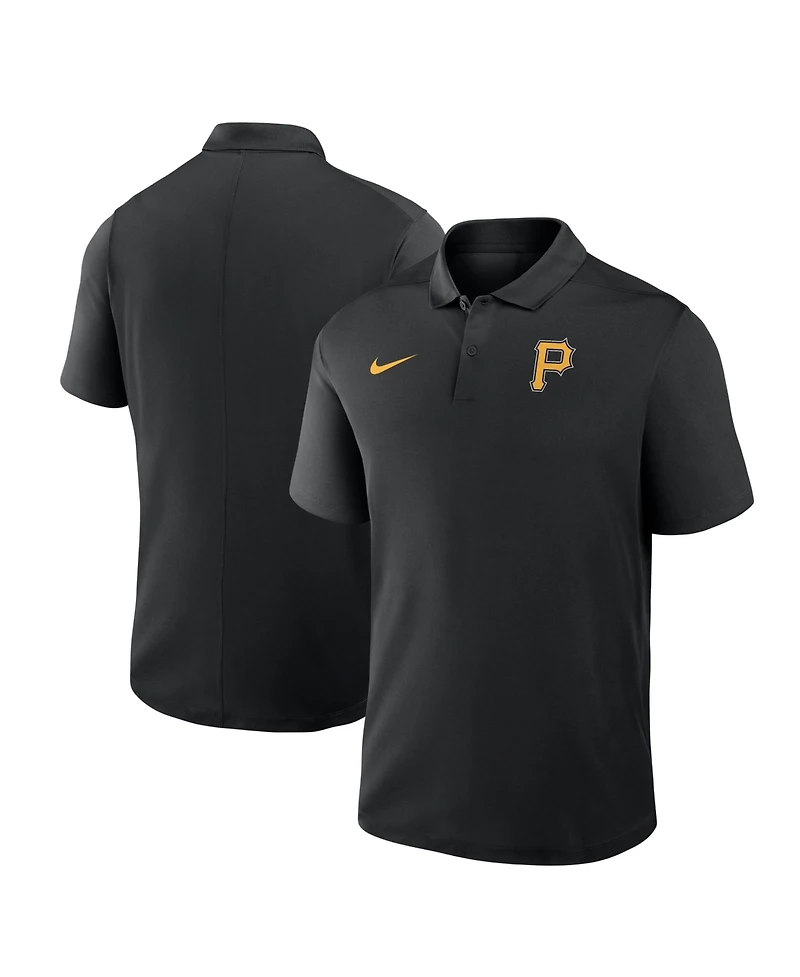 Nike Men's Black Pittsburgh Pirates Dri-fit Victory Polo Shirt