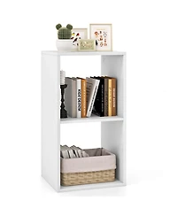 Costway 2-Cube Bookcase Open Back Bookshelf with Anti-tip Kit Modern Style Organizer