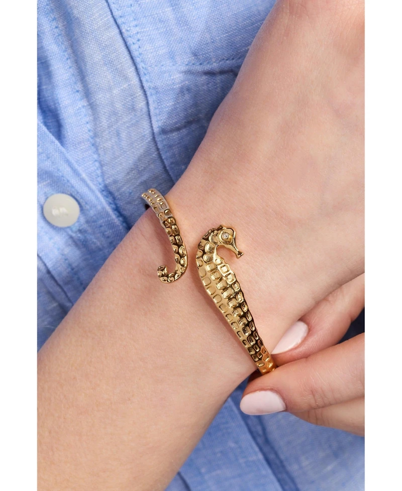 Alex and Ani Seahorse Bypass Cuff