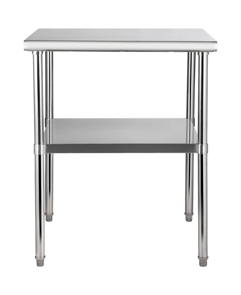 Hongge Heavy Duty Stainless Steel Prep Table 30 x 30 x 36 in Supporting 800 lbs with Adjustable Undershelf