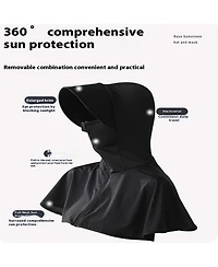 Piscifun Women Uv Protection Balaclava Hat Face Neck Cover Breathable Outdoor Sun Cap
