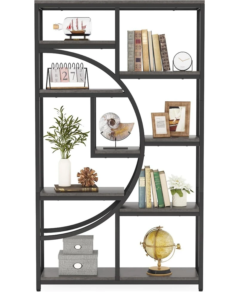 Tribesigns 5-Tier Industrial Bookshelf for Home Office