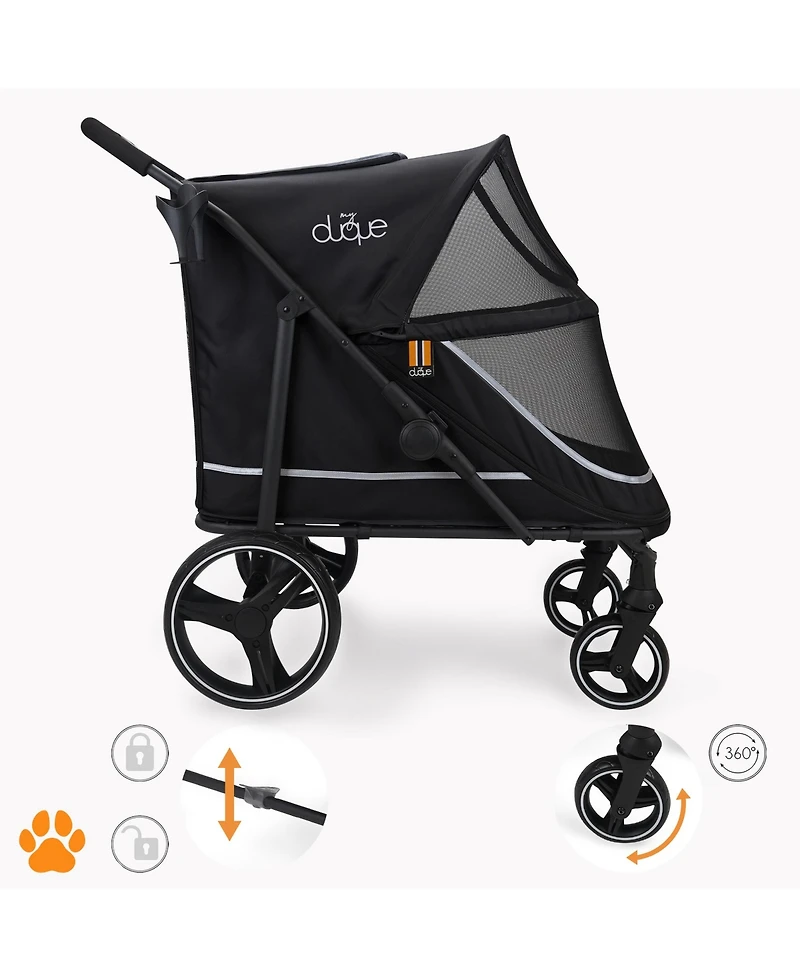 My Duque: Champ Big Raincover Pet Stroller