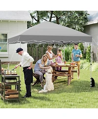 Gouun 10 x 10 Foot Pop-Up Canopy Tent with Wheeled Carry Bag