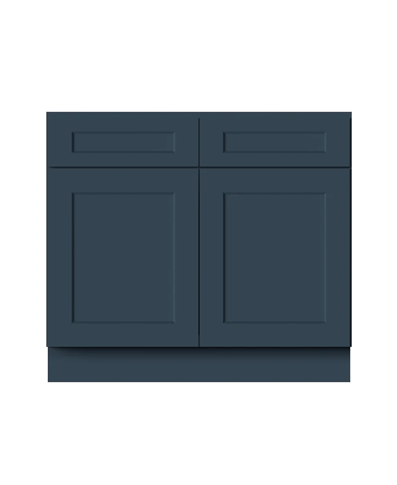 Boyel Living 39" Wide Standard Base Cabinet, Ready to Assemble Kitchen Cabinet with Solid Wood Frame, Soft-Close Slides and Hinges