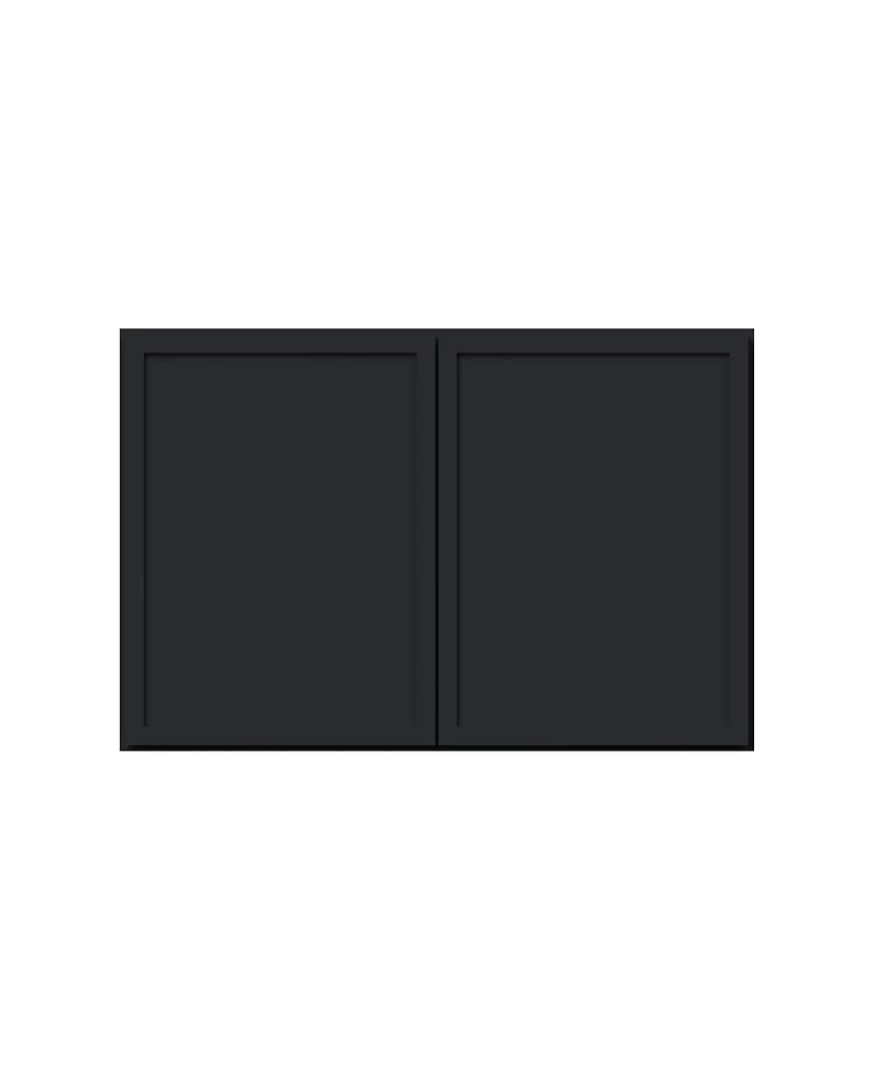 Boyel Living 27"x18" Double Door Short Wall Cabinet, Ready to Assemble Kitchen Cabinet with Solid Wood Frame, Soft-Close Slides and Hinge