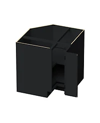 Boyel Living 33" Lazy Susan Base Cabinet, Ready to Assemble Kitchen Cabinet with Solid Wood Frame, Soft-Close Slides and Hinges